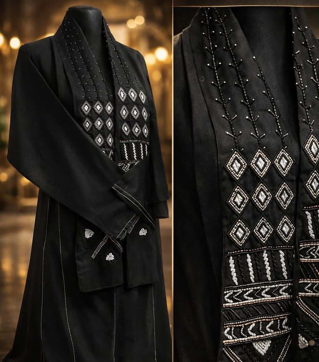 Noir Diamond Abaya