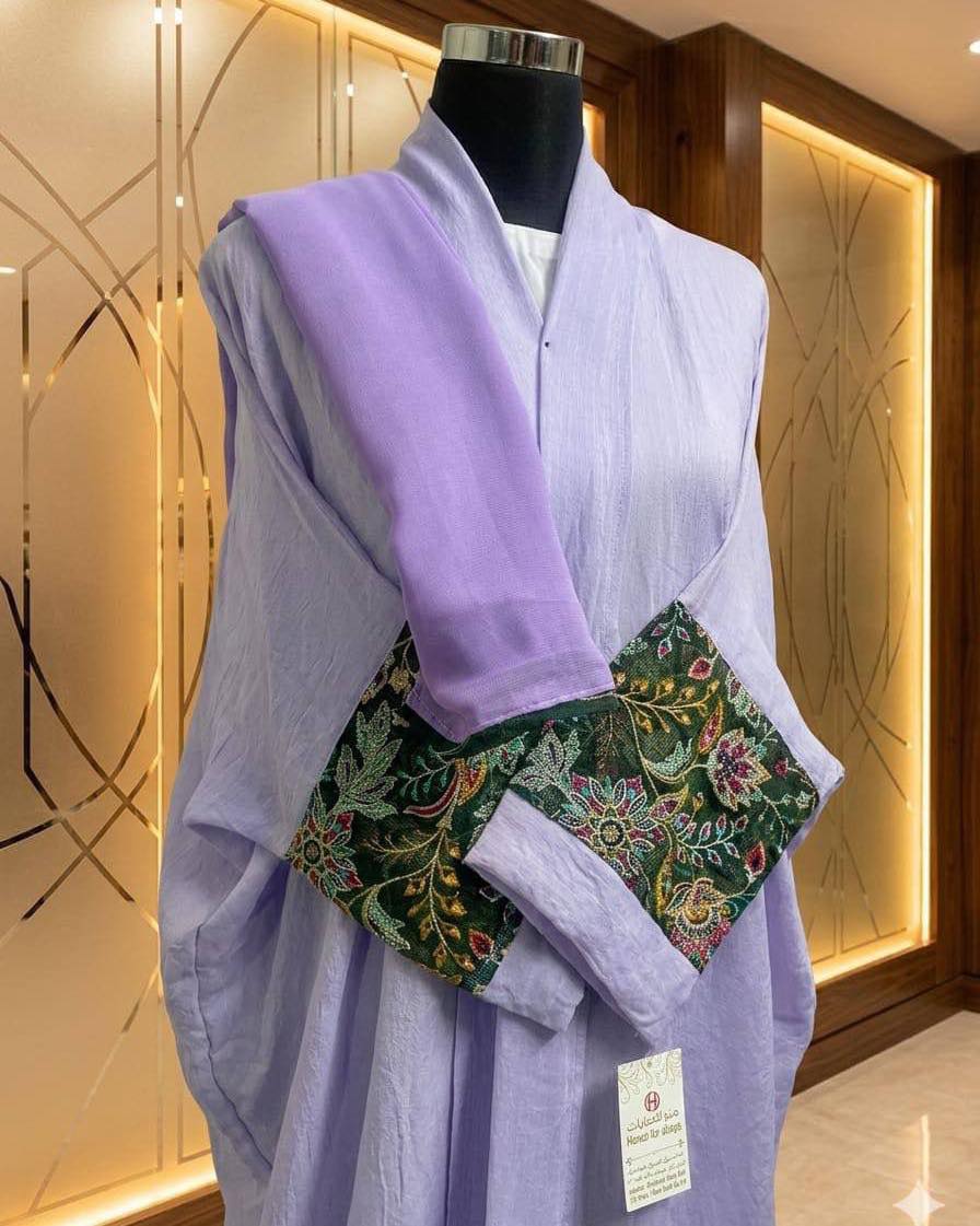 Lavender Garden Abaya