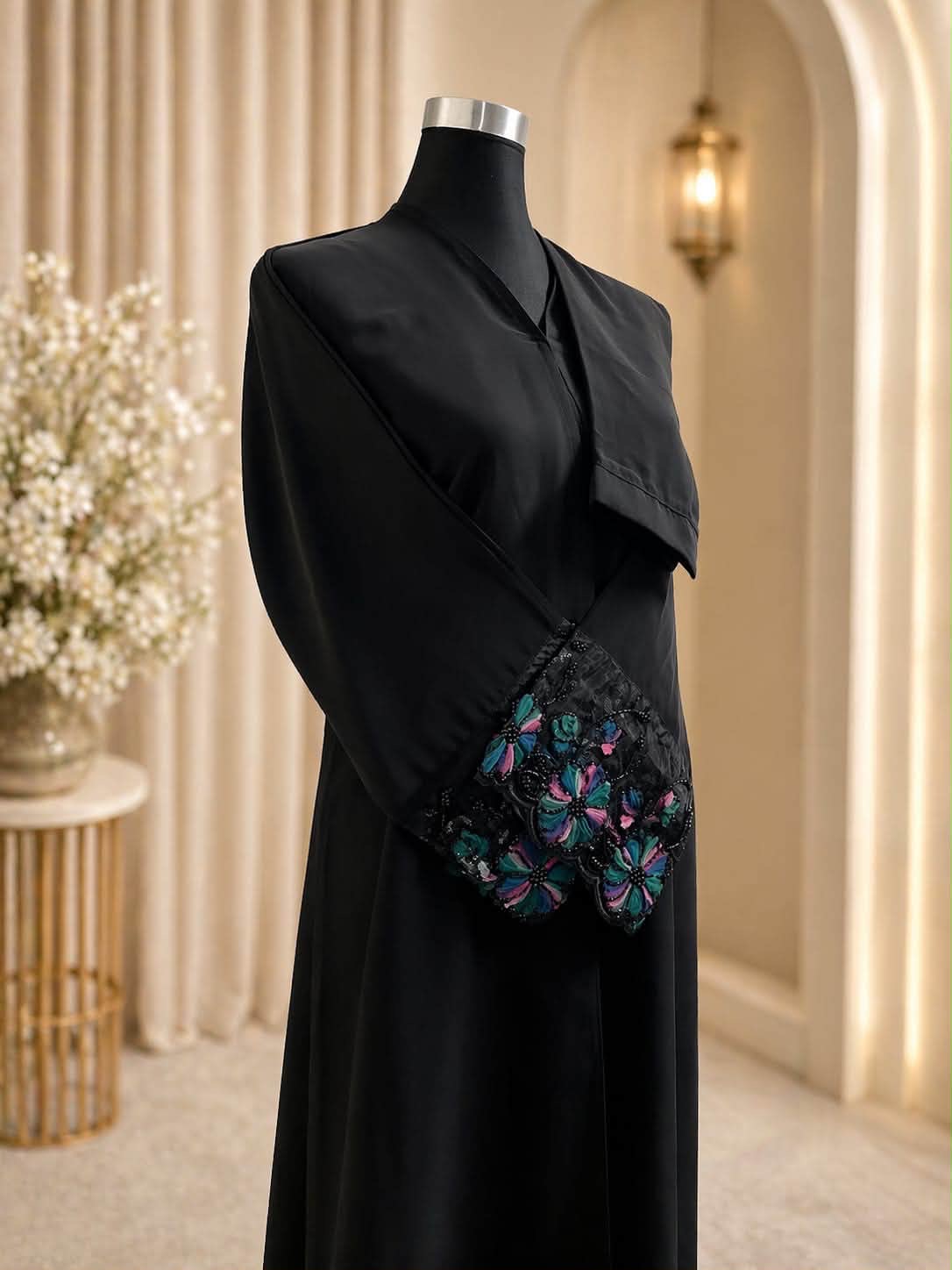 Twilight Bloom Abaya